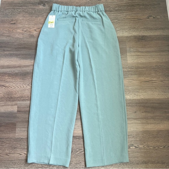 Women's Signature Crepe Essential Trouser - a New Day™ Green 6: High Rise - Picture 3 of 6